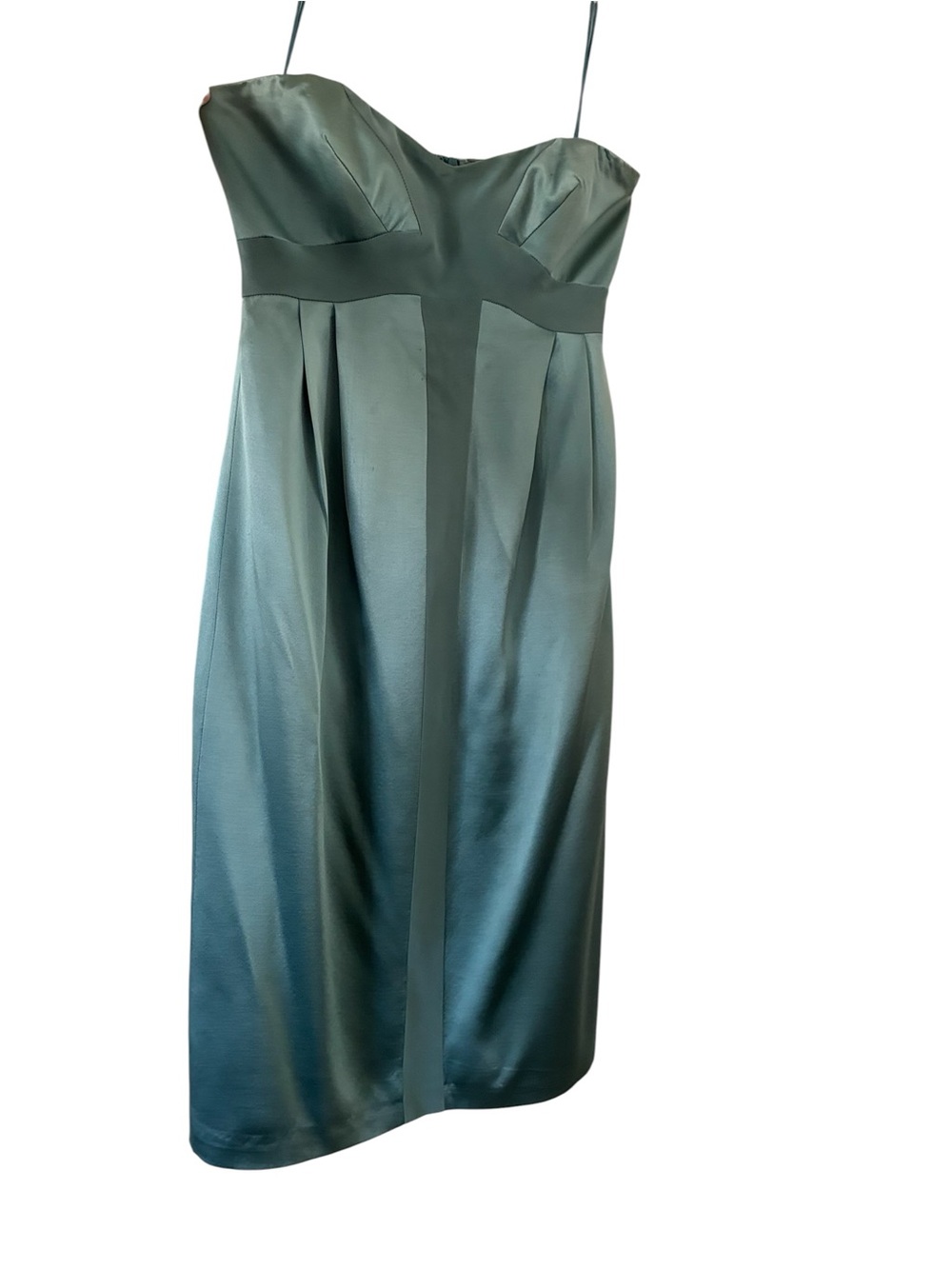 Nicole Miller Strapless Dress Blue Green Women’s 4 Formal Evening Occasion Dress
